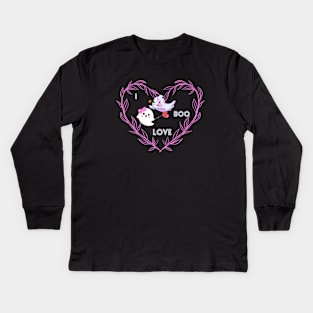 ghosts love Kids Long Sleeve T-Shirt